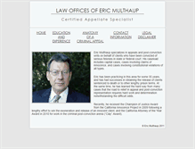 Tablet Screenshot of ericmulthaup.com